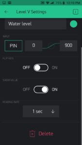 Blynk config