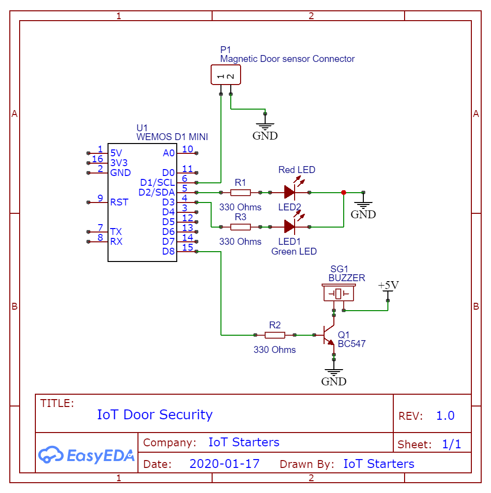 IoT based Door Security Alarm