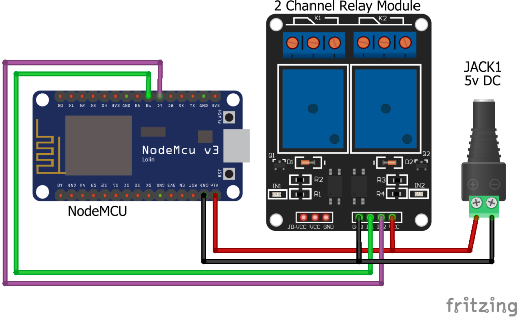 Telegram NodeMCU based Home Automation