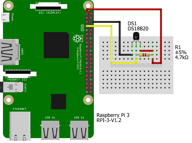 Raspberry Pi Temperature Logger DS18B20