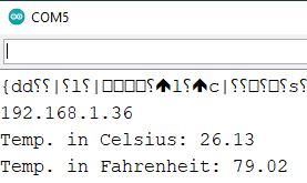 Temperature Monitoring with ESP-DASH Webserver