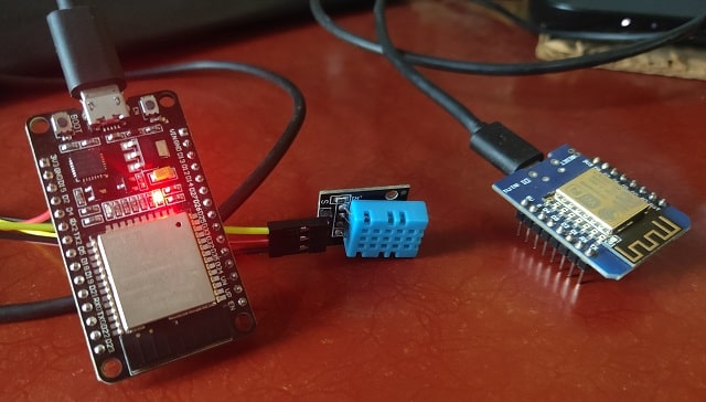 DHT11 Sensor with ESP-NOW and ESP32