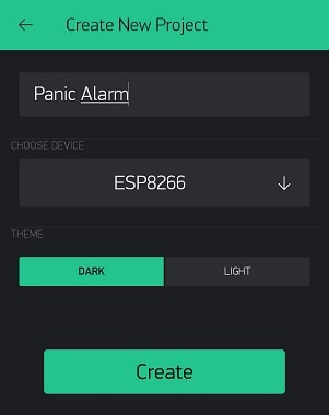ESP8266 based IoT Panic Alarm for Old Age People using Blynk