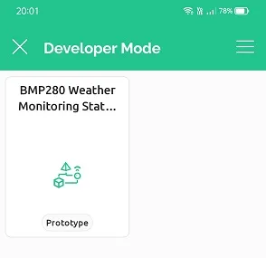 Monitoring Weather Data using BMP280 and Blynk 2.0