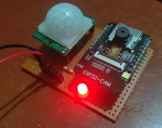 IoT Security Camera using ESP32-Cam Blynk and PIR Sensor