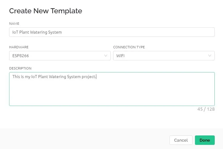 IoT Smart Plant Watering System Project