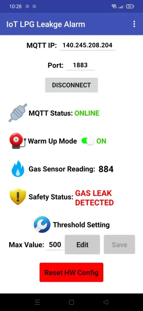 NodeMCU ESP8266 IoT based LPG Gas Leakage Alarm